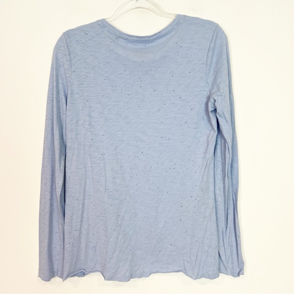 ATM Anthony Thomas Melillo Light Blue Long Sleeve Tee - Picture 6 of 7